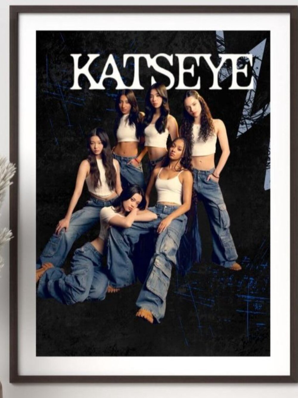 KATSEYE Group Art Print, Wall Decor, Katseye Poster Kpop Katseye Wall Art